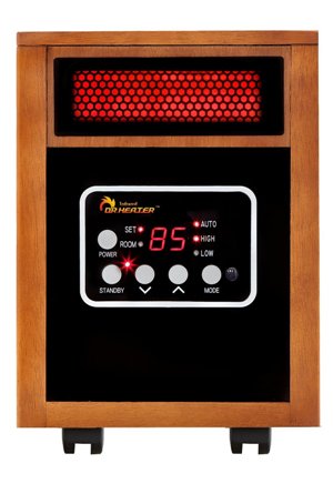 Dr Infrared Heater Portable Space Heater, 1500-Watt