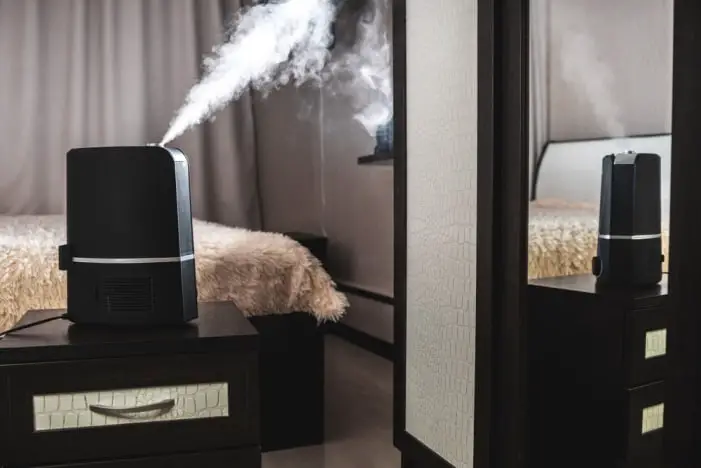 can you put a humidifier next to your bed