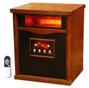 LifeSmart 6 Element Quartz Large Room Infrared Heater