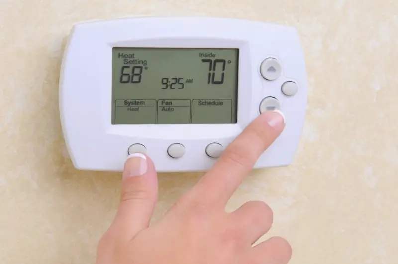 how to reset a honeywell thermostat